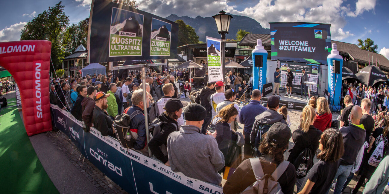 Zielbereich beim Zugspitz Ultratrail in Garmisch Partenkirchen